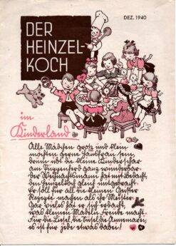 Der Heinzelkoch im Kinderland   Dezember 1940