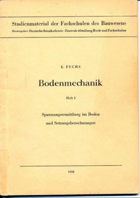 Bodenmechanik  Heft 3
