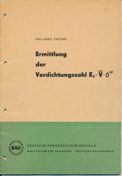 Ermittlung der Verdichtungszahl