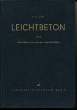 Leichtbeton  Band I