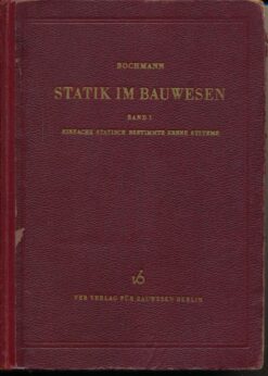 Statik im Bauwesen  Band I
