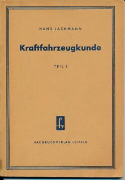 Kraftfahrzeugkunde  Teil 2