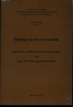 Beiträge aus der Geotechnik