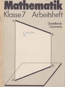 Mathematik Klasse 7 Arbeitsheft Geometrie DDR