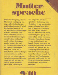Muttersprache Klasse 9 10 Lehrbuch DDR