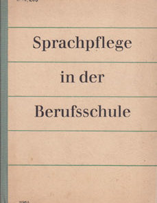 Sprachpflege in der Berufsschule