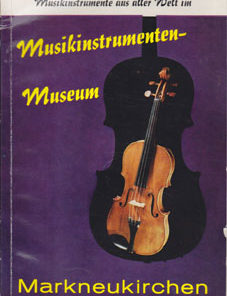 Musikinstrumenten-Museum Markneukirchen Broschüre