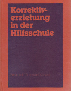 Korrektiverziehung in der Hilfsschule