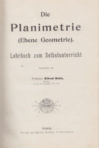 Die Planimetrie