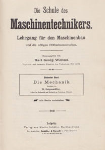 Die Schule des Maschinentechnikers Band 7 Die Mechanik