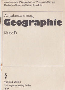 Aufgabensammlung Geographie Klasse 10