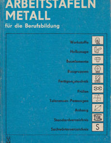 Arbeitstafeln Metall für die Berufsbildung