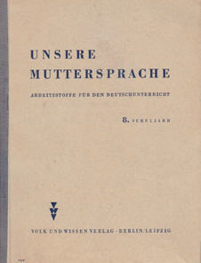 Unsere Muttersprache Klasse 8 Arbeitsstoffe