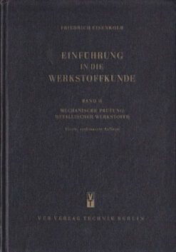 Einführung in die Werkstoffkunde Band II