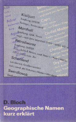 Geographische Namen kurz erklärt