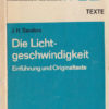 Die Lichtgeschwindigkeit