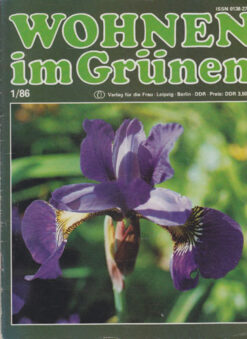 Wohnen im Grünen DDR 1986 1 Zeitschrift