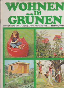Wohnen im Grünen DDR ca 1979 Zeitschrift
