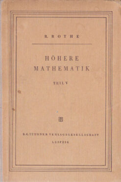 Höhere Mathematik Teil V