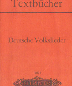 Peters Textbücher Deutsche Volkslieder