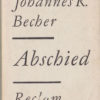 Abschied