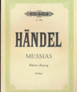 Händel - Der Messias, Notenbuch