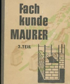 Fachkunde Maurer - 2.Teil