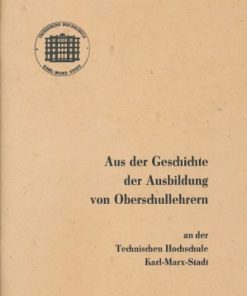Aus der Geschichte der Ausbildung von Oberschullehrern