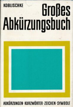 Großes Abkürzungsbuch