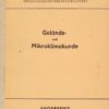 Gelände- und Mikroklimakunde