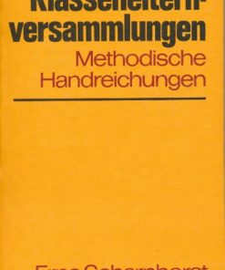 Klassenelternversammlungen - Methodische Handreichungen