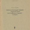 Methodische Gestaltung der Stoffeinheit "Ausgewählte Kapitel aus der allgemeinen Geographie" 6. Schuljahr