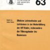Effektive Lehrmethoden und Lehrformen in der Weiterbildung der H/F-Kader, insbesondere der Führungskader des Bauwesens