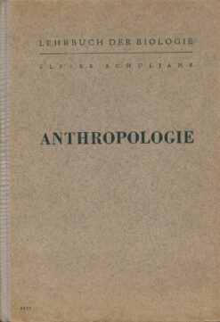 Anthropologie Lehrbuch der Biologie   DDR