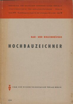 Hochbauzeichner Ausbildungsunterlagen  DDR-Lehrmaterial