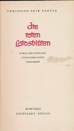 Die roten Lotosblüten