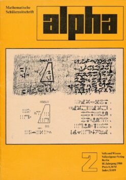 Alpha 1980/2 Mathematische Schülerzeitschrift DDR