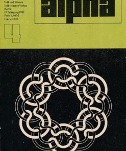 alpha 1981/4 Mathematische Schülerzeitschrift DDR