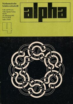 alpha 1981/4 Mathematische Schülerzeitschrift DDR