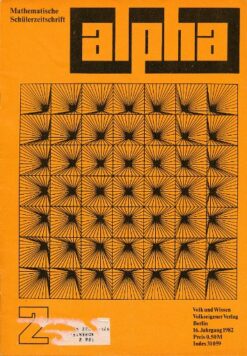 alpha 1982/2 Mathematische Schülerzeitschrift DDR