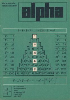 alpha 1982/3 Mathematische Schülerzeitschrift DDR