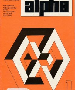 alpha 1983/1 Mathematische Schülerzeitschrift DDR