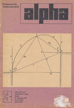 alpha 1983/3 Mathematische Schülerzeitschrift DDR