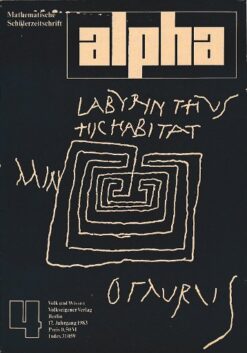 alpha 1983/4 Mathematische Schülerzeitschrift DDR