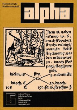 alpha 1984/5 Mathematische Schülerzeitschrift DDR