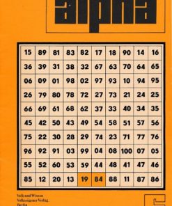 alpha 1984/6 Mathematische Schülerzeitschrift DDR