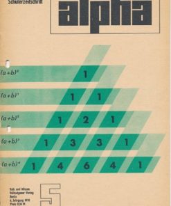 alpha 1970/5 Mathematische Schülerzeitschrift DDR