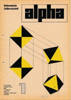 alpha 1971/1 Mathematische Schülerzeitschrift DDR