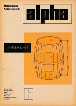 alpha 1971/6 Mathematische Schülerzeitschrift DDR