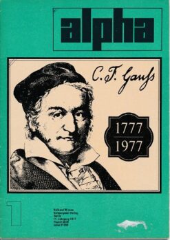 alpha 1977/1 Mathematische Schülerzeitschrift DDR